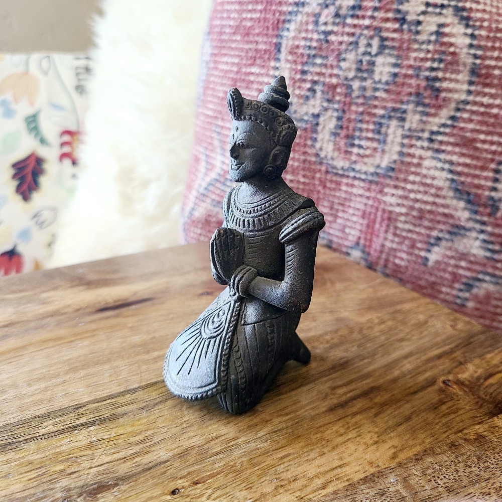 Antique Handmade Thai Praying Figure